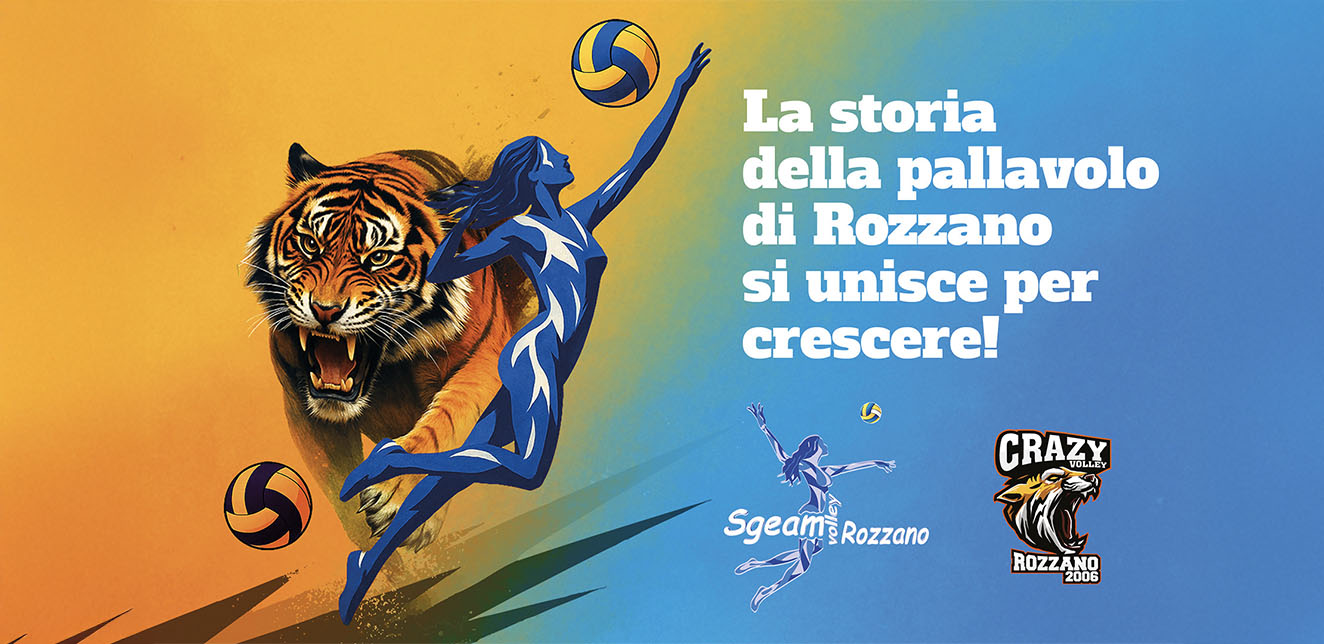 Crazy e Sgeam: 80 anni di pallavolo si uniscono