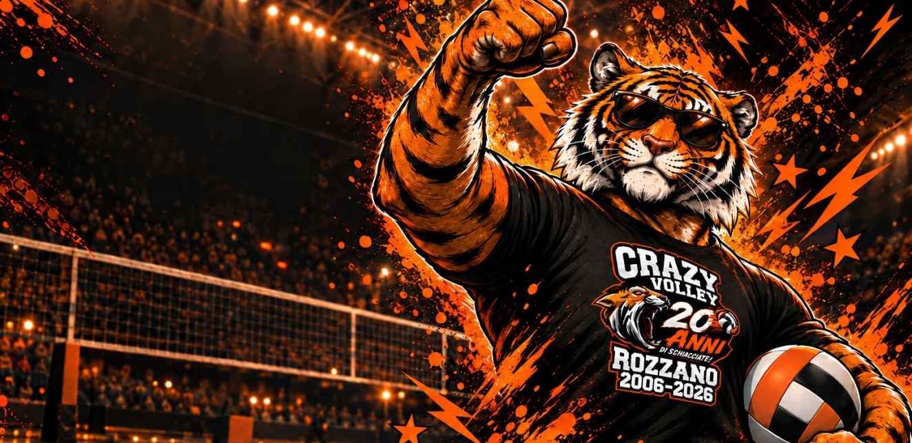 Vent’anni di ruggiti: il Crazy Volley accende una nuova stagione!